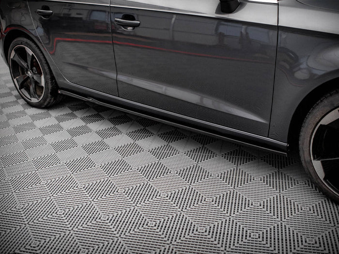 Maxton Design - SIDE SKIRTS DIFFUSERS AUDI A3 SPORTBACK 8V