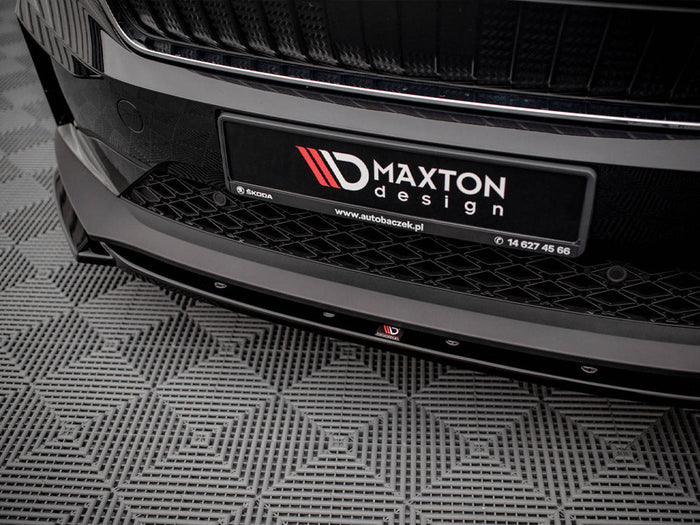 Maxton Design - FRONT SPLITTER V.3 SKODA ENYAQ IV (2020-)