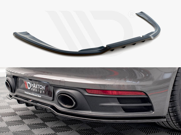 Maxton Design - CENTRAL REAR SPLITTER (VERTICAL BARS) PORSCHE 911 CARRERA 4S 992 (2019-)