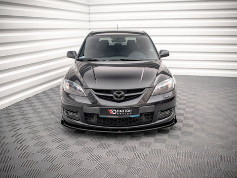 Maxton Design - STREET PRO FRONT SPLITTER V.1 (+FLAPS) MAZDA 3 MPS MK1 (2006-2008)