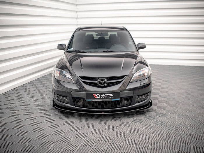 Maxton Design - STREET PRO FRONT SPLITTER V.1 (+FLAPS) MAZDA 3 MPS MK1 (2006-2008)