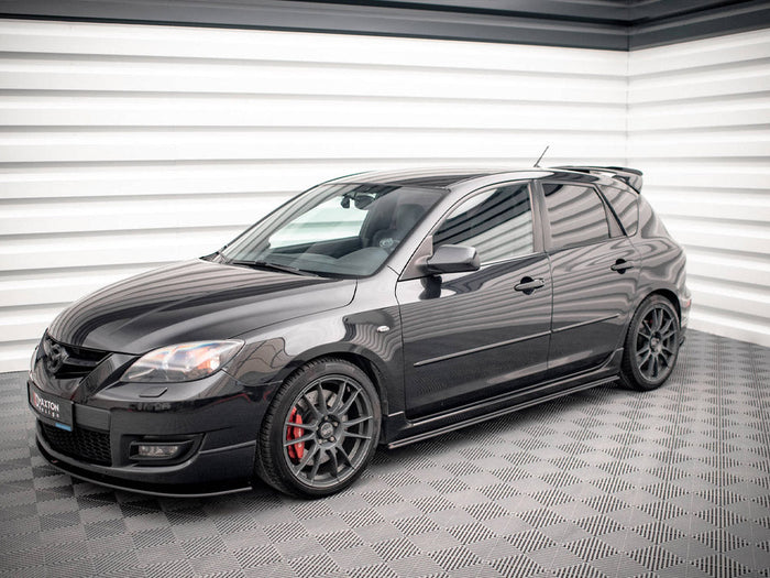 Maxton Design - STREET PRO SIDE SKIRTS DIFFUSERS MAZDA 3 MPS MK1 (2006-2008)