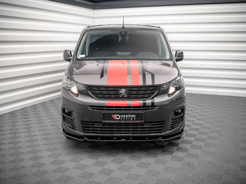 Maxton Design - FRONT SPLITTER PEUGEOT PARTNER MK3 (2018-)