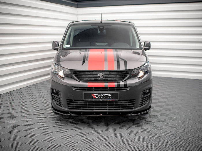 Maxton Design - FRONT SPLITTER PEUGEOT PARTNER MK3 (2018-)