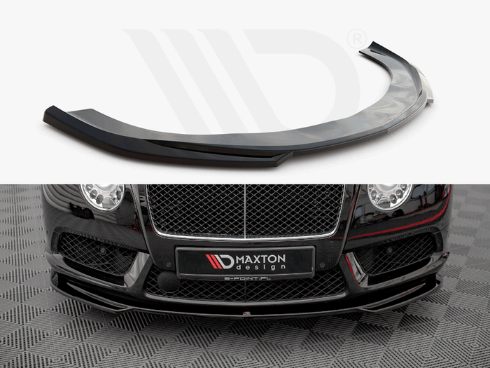 Maxton Design - FRONT SPLITTER V.2 BENTLEY CONTINENTAL GT V8 S MK2 (2014-2016)