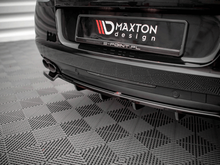 Maxton Design - CENTRAL REAR SPLITTER (VERTICAL BARS) BENTLEY CONTINENTAL GT V8 S MK2 (2014-2016)