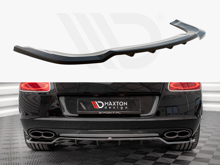 Maxton Design - CENTRAL REAR SPLITTER (VERTICAL BARS) BENTLEY CONTINENTAL GT V8 S MK2 (2014-2016)