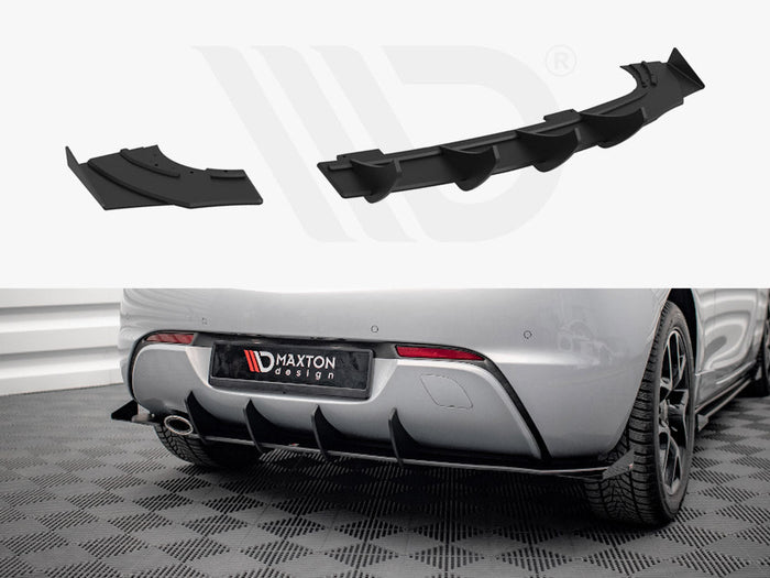 Maxton Design - STREET PRO REAR VALANCE (+FLAPS) OPEL ASTRA GTC OPC-LINE J (2011-2018)
