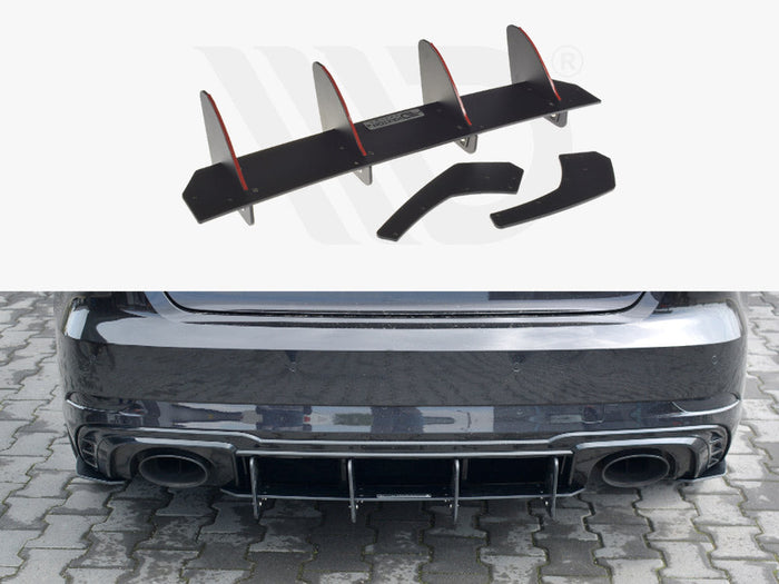 Maxton Design - REAR DIFFUSER V.1 AUDI RS3 8V FACELIFT SPORTBACK (2017-20)