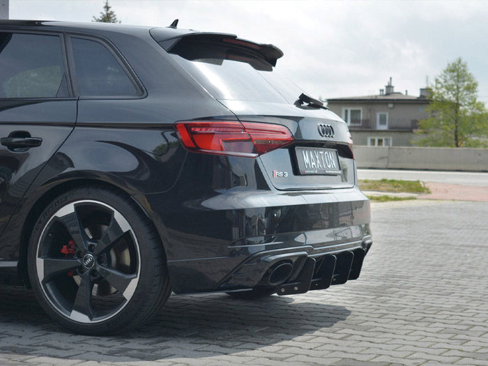 Maxton Design - REAR DIFFUSER V.1 AUDI RS3 8V FACELIFT SPORTBACK (2017-20)