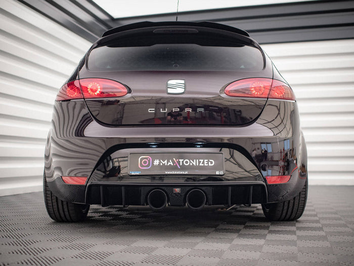 Maxton Design - REAR VALANCE SEAT LEON 2 CUPRA/ FR FACELIFT (2009-2012)