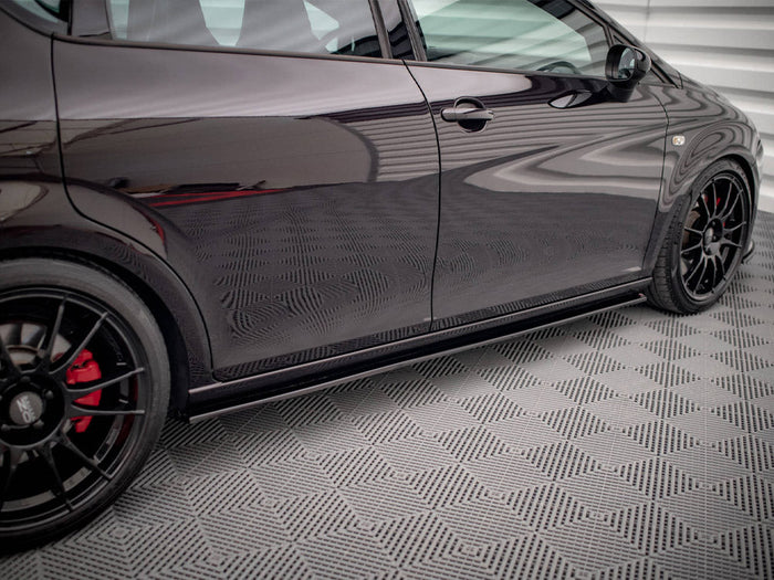 Maxton Design - SIDE SKIRTS DIFFUSERS SEAT LEON MK2 CUPRA / FR (FACELIFT)