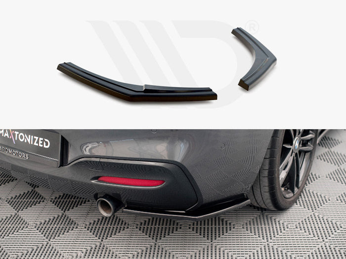 Maxton Design - REAR SIDE SPLITTERS BMW 1 F20/F21 M-POWER (FACELIFT)