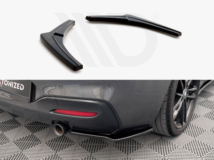 Maxton Design - REAR SIDE SPLITTERS V.2 BMW 1 F20/F21 M-POWER FACELIFT (2015-19)