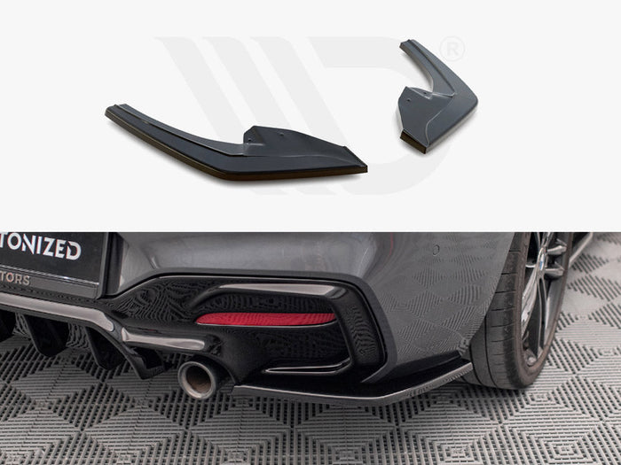 Maxton Design - REAR SIDE SPLITTERS V.3 BMW 1 F20 M-POWER FACELIFT