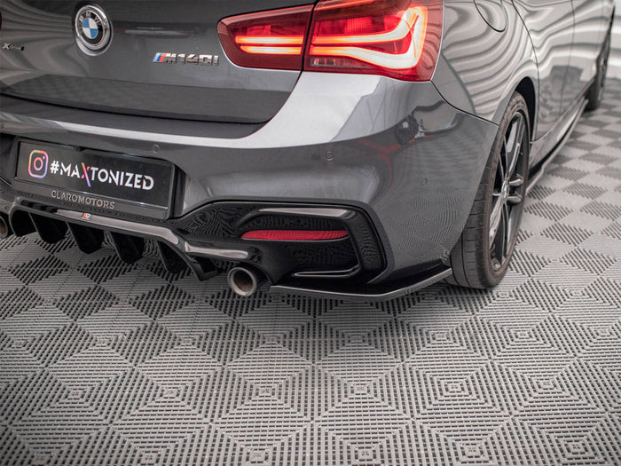 Maxton Design - REAR SIDE SPLITTERS V.3 BMW 1 F20 M-POWER FACELIFT