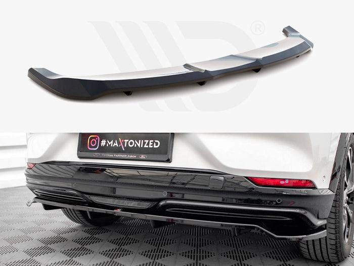 Maxton Design - CENTRAL REAR SPLITTER (VERTICAL BARS) FORD MUSTANG MACH-E MK1