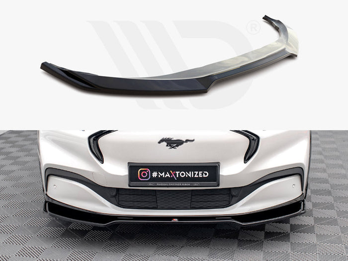 Maxton Design - FRONT SPLITTER V.2 FORD MUSTANG MACH-E MK1