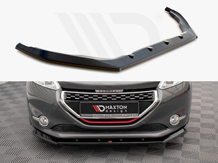 Maxton Design - FRONT SPLITTER V.1 PEUGEOT 208 GTI MK1