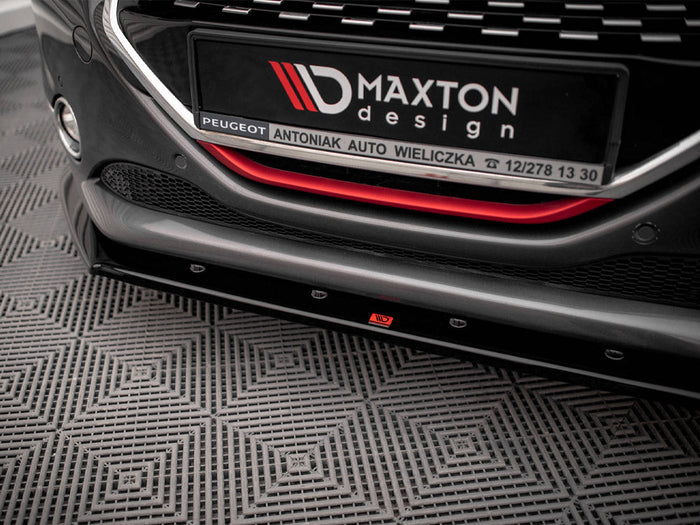 Maxton Design - FRONT SPLITTER V.1 PEUGEOT 208 GTI MK1