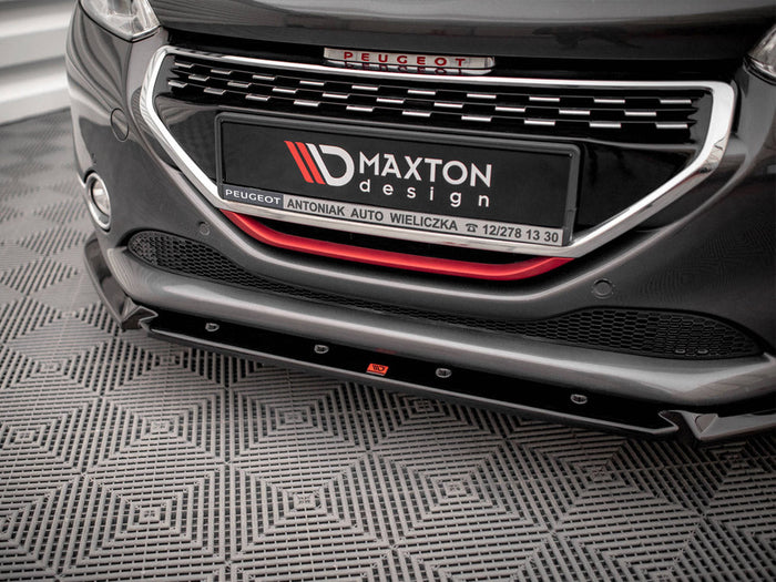 Maxton Design - FRONT SPLITTER V.2 PEUGEOT 208 GTI MK1