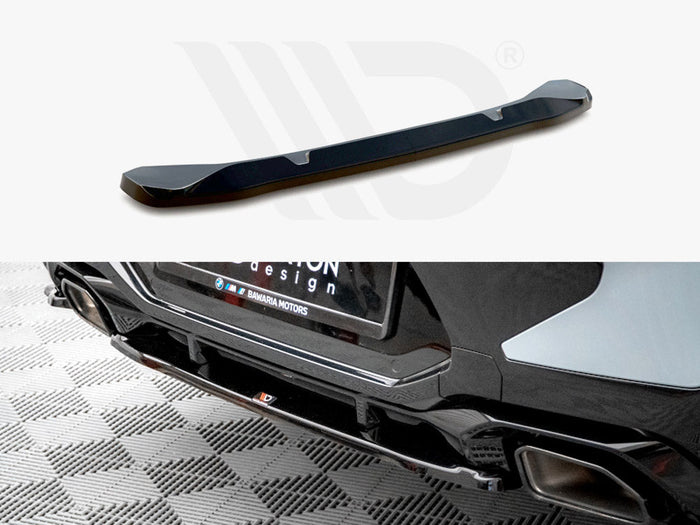 Maxton Design - CENTRAL REAR SPLITTER BMW X4 M-PACK G02 FACELIFT