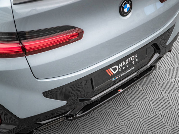 Maxton Design - CENTRAL REAR SPLITTER BMW X4 M-PACK G02 FACELIFT
