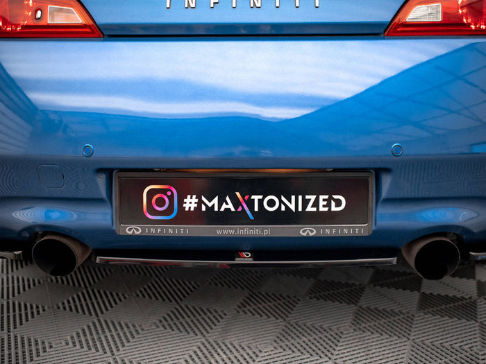 Maxton Design - CENTRAL REAR SPLITTER INFINITI G37 COUPE