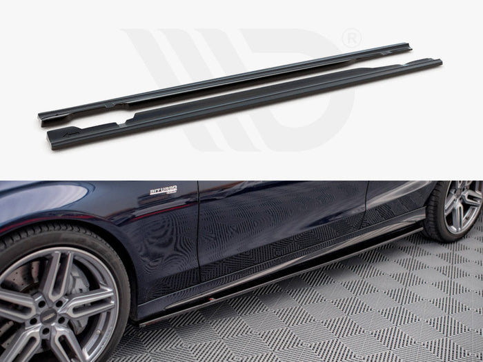 Maxton Design - SIDE SKIRTS SPLITTERS MERCEDES C43 AMG W205 (2018-UP)