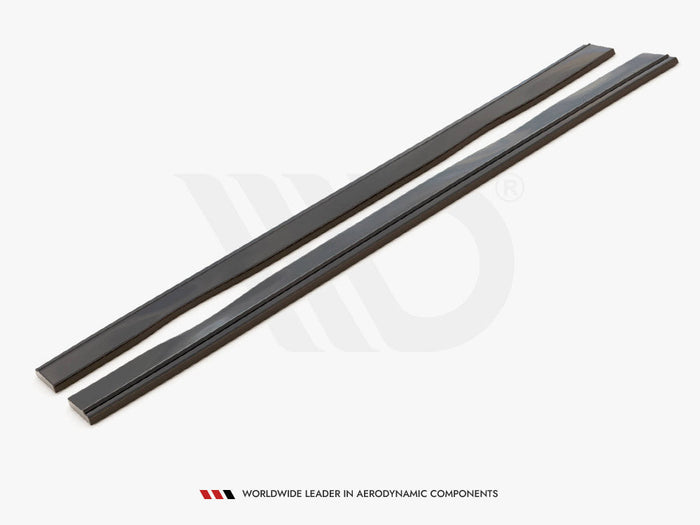 Maxton Design - SIDE SKIRTS DIFFUSERS RENAULT CLIO MK3 RS (2006-2012)