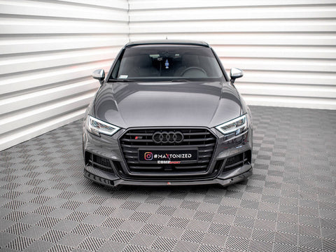 Maxton Design - FRONT SPLITTER V.3 AUDI S3 SPORTBACK 8V FACELIFT