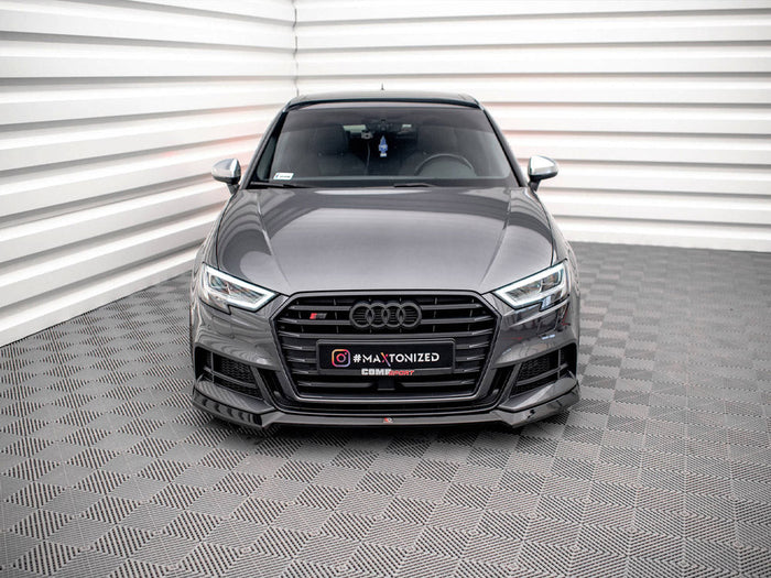 Maxton Design - FRONT SPLITTER V.3 AUDI S3 SPORTBACK 8V FACELIFT