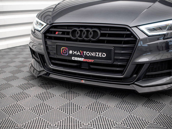 Maxton Design - FRONT SPLITTER V.3 AUDI S3 SPORTBACK 8V FACELIFT