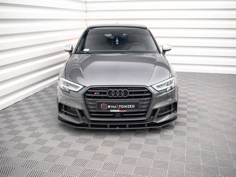 Maxton Design - STREET PRO FRONT SPLITTER AUDI S3 SPORTBACK 8V FACELIFT