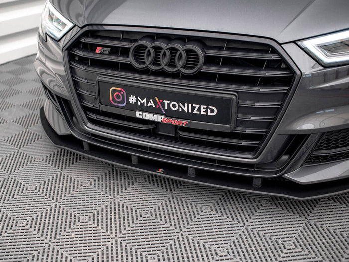 Maxton Design - STREET PRO FRONT SPLITTER AUDI S3 SPORTBACK 8V FACELIFT