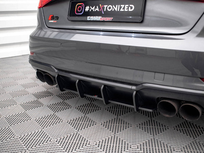 Maxton Design - STREET PRO REAR DIFFUSER AUDI S3 SPORTBACK 8V FACELIFT