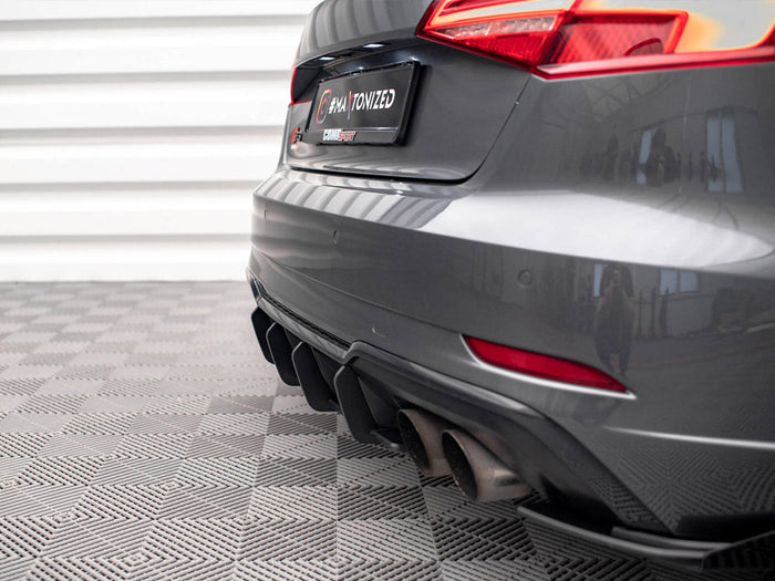Maxton Design - STREET PRO REAR DIFFUSER AUDI S3 SPORTBACK 8V FACELIFT