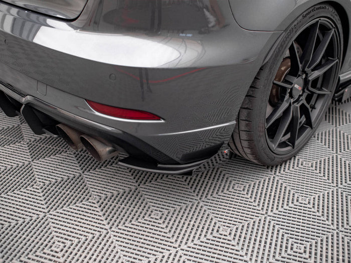 Maxton Design - STREET PRO REAR SIDE SPLITTERS (+FLAPS) AUDI S3 SPORTBACK 8V FACELIFT