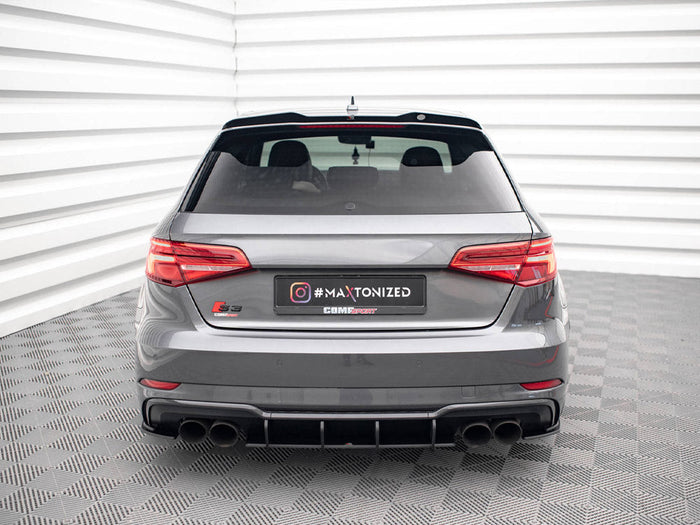 Maxton Design - STREET PRO REAR SIDE SPLITTERS AUDI S3 SPORTBACK 8V FACELIFT
