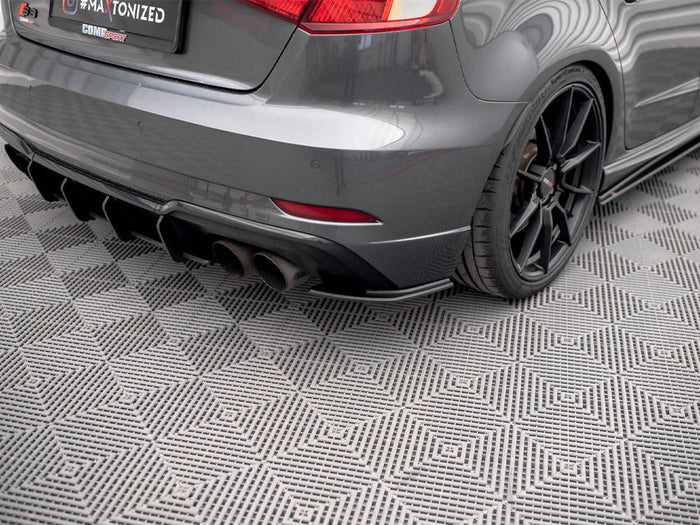 Maxton Design - STREET PRO REAR SIDE SPLITTERS AUDI S3 SPORTBACK 8V FACELIFT