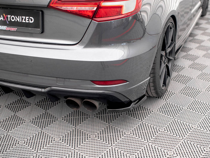 Maxton Design - REAR SIDE SPLITTERS AUDI S3 SPORTBACK 8V FACELIFT