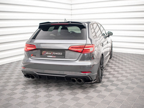 Maxton Design - REAR SIDE SPLITTERS AUDI S3 SPORTBACK 8V FACELIFT
