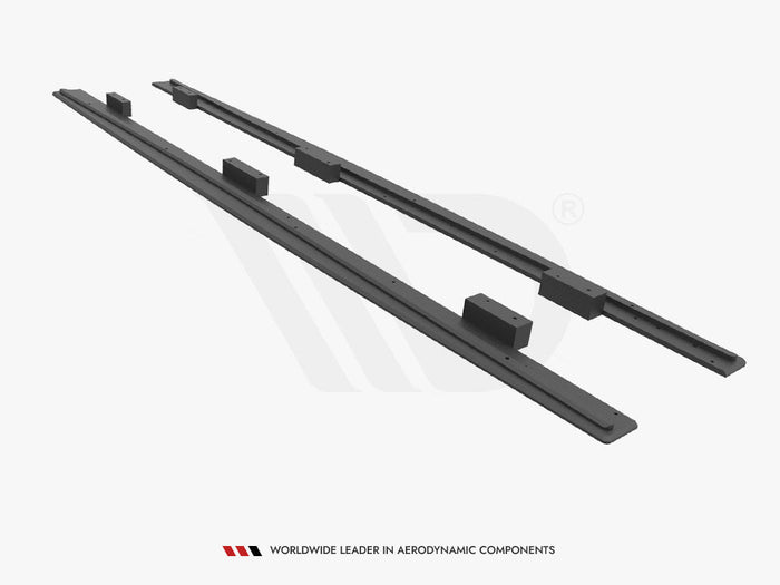Maxton Design - STREET PRO SIDE SKIRTS DIFFUSERS AUDI S3 SPORTBACK 8V FACELIFT
