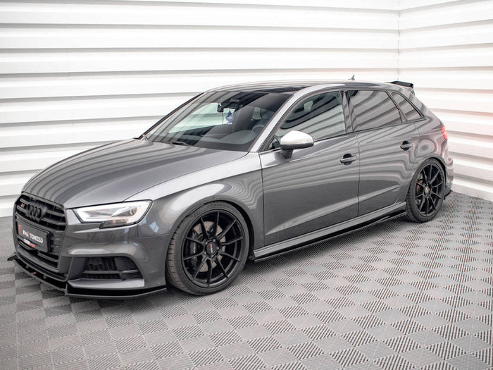 Maxton Design - Side Skirt Diffusers V.2 Audi S3 / A3 S-Line Sportback 8V / 8V Facelift