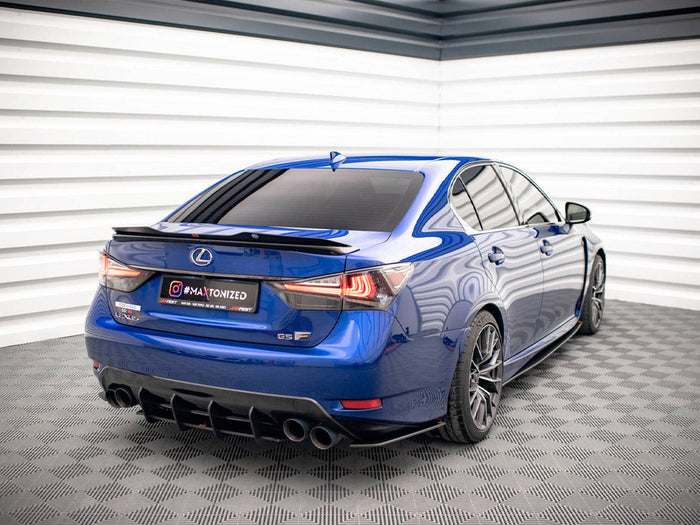 Maxton Design - STREET PRO REAR SIDE SPLITTERS LEXUS GS F MK4 FACELIFT