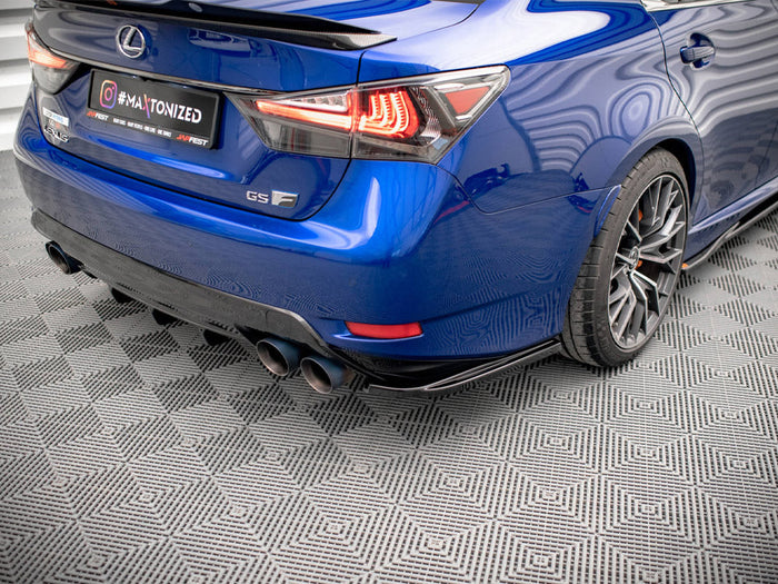 Maxton Design - REAR SIDE SPLITTERS LEXUS GS F MK4 FACELIFT