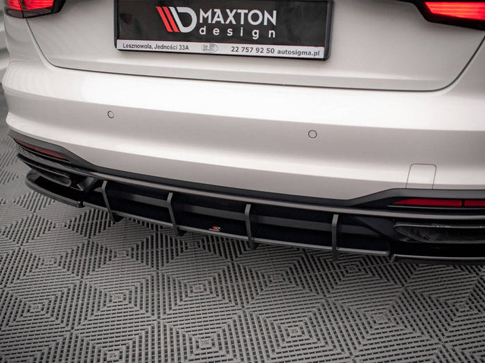Maxton Design - STREET PRO REAR DIFFUSER AUDI A4 B9 FACELIFT