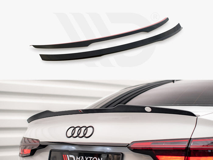 Maxton Design - Spoiler Cap V.1 Audi S4 / A4 Standard / S-Line / Competition Sedan B9 / B9 Facelift