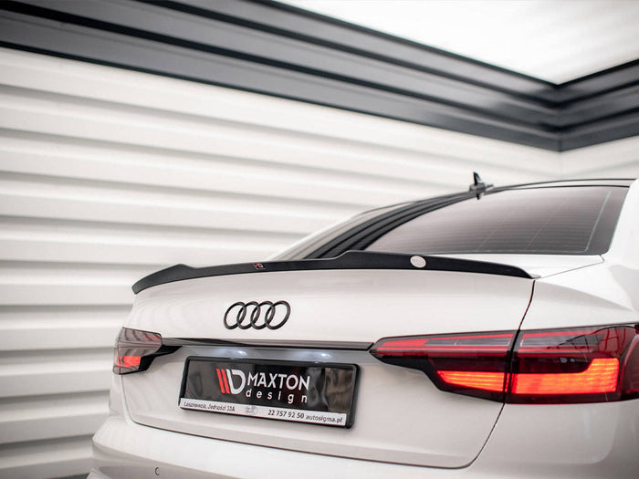 Maxton Design - Spoiler Cap V.1 Audi S4 / A4 Standard / S-Line / Competition Sedan B9 / B9 Facelift