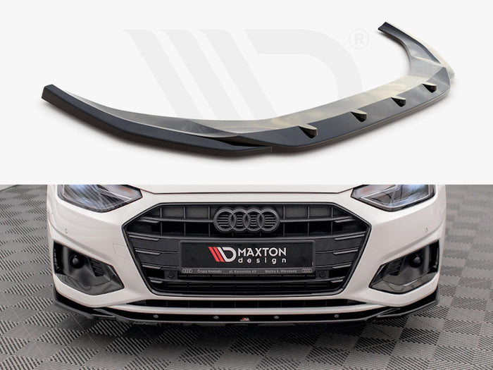Maxton Design - FRONT SPLITTER V.2 AUDI A4 B9 FACELIFT